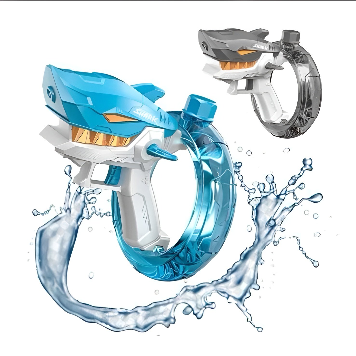 Rechargeable Shark Water Gun – High Pressure Electric Water Blaster Toy For Kids, Long Range Water Shooter, Fun Outdoor Summer Play (Random Color) - Image 4