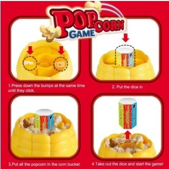Fun Popcorn Game Toy for Kids – Interactive Jumping Popcorn Corn Game with Buckets & Tokens | Family Party Game - Image 4