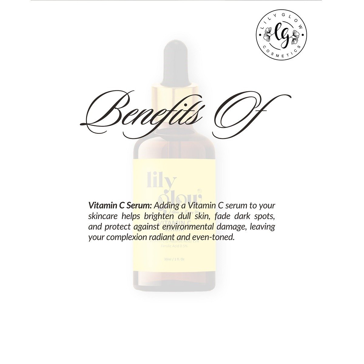 Vitamin C Serum - Brightening Hydrating Formula (30ml) - Image 5