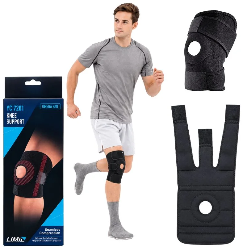 LIMID Knee Support | Model YC 7201 | Seamless Compression Knee Sleeve | Sports Knee Brace for Running, Cycling, Jumping & Gym