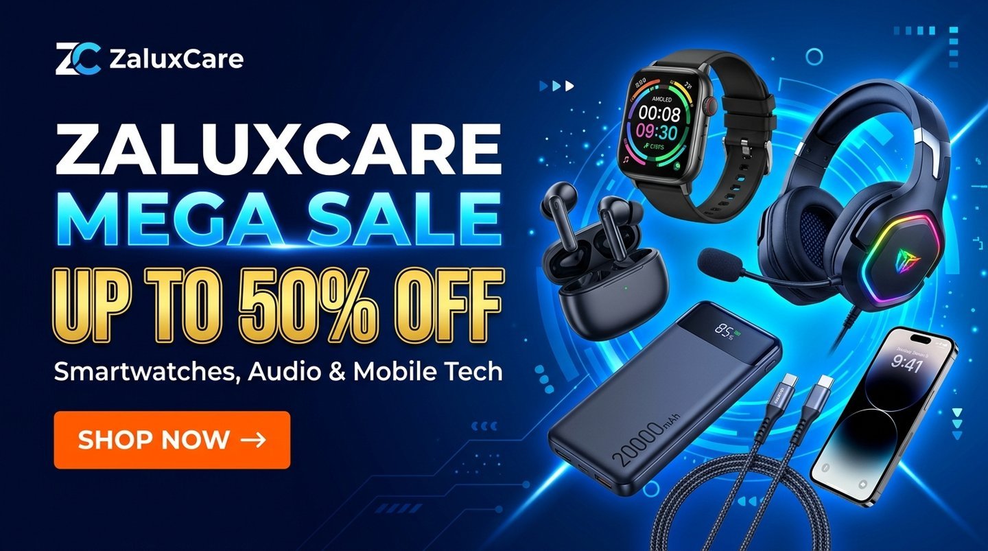 ZaluxCare Tech Mega Sale - Up to 50% Off