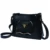 Black Elegant Cat Handle Handbag for Girls & Ladies | Stylish Shoulder & Crossbody Bag with Gold Accents | Adjustable Strap