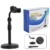 Adjustable Mobile Phone Stand with Flexible Gooseneck Arm | For Recording, Live Streaming & Video Calls | Stable Desk Mount Stand